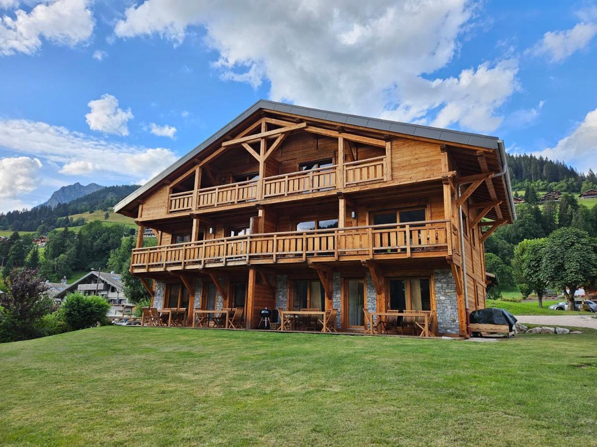 Demi-Chalet Vadel La Panthiaz 15 Pers 5 Chambres Abondance Zewnętrze zdjęcie