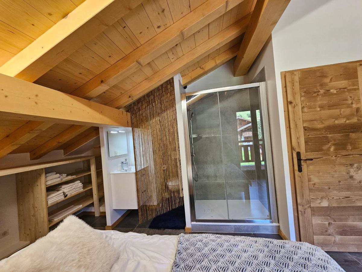 Demi-Chalet Vadel La Panthiaz 15 Pers 5 Chambres Abondance Zewnętrze zdjęcie