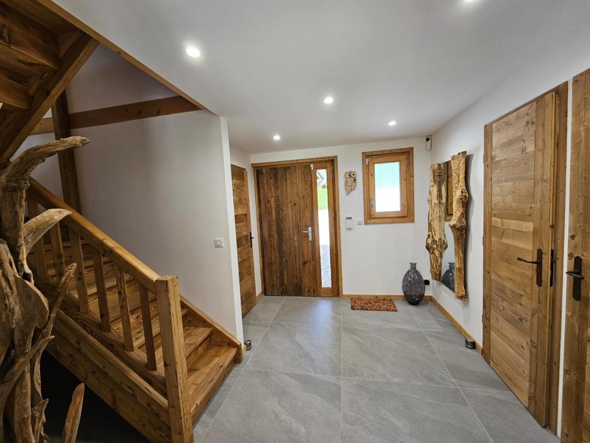 Demi-Chalet Vadel La Panthiaz 15 Pers 5 Chambres Abondance Zewnętrze zdjęcie