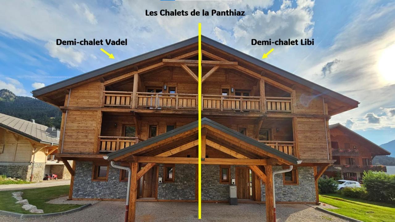 Demi-Chalet Vadel La Panthiaz 15 Pers 5 Chambres Abondance Zewnętrze zdjęcie