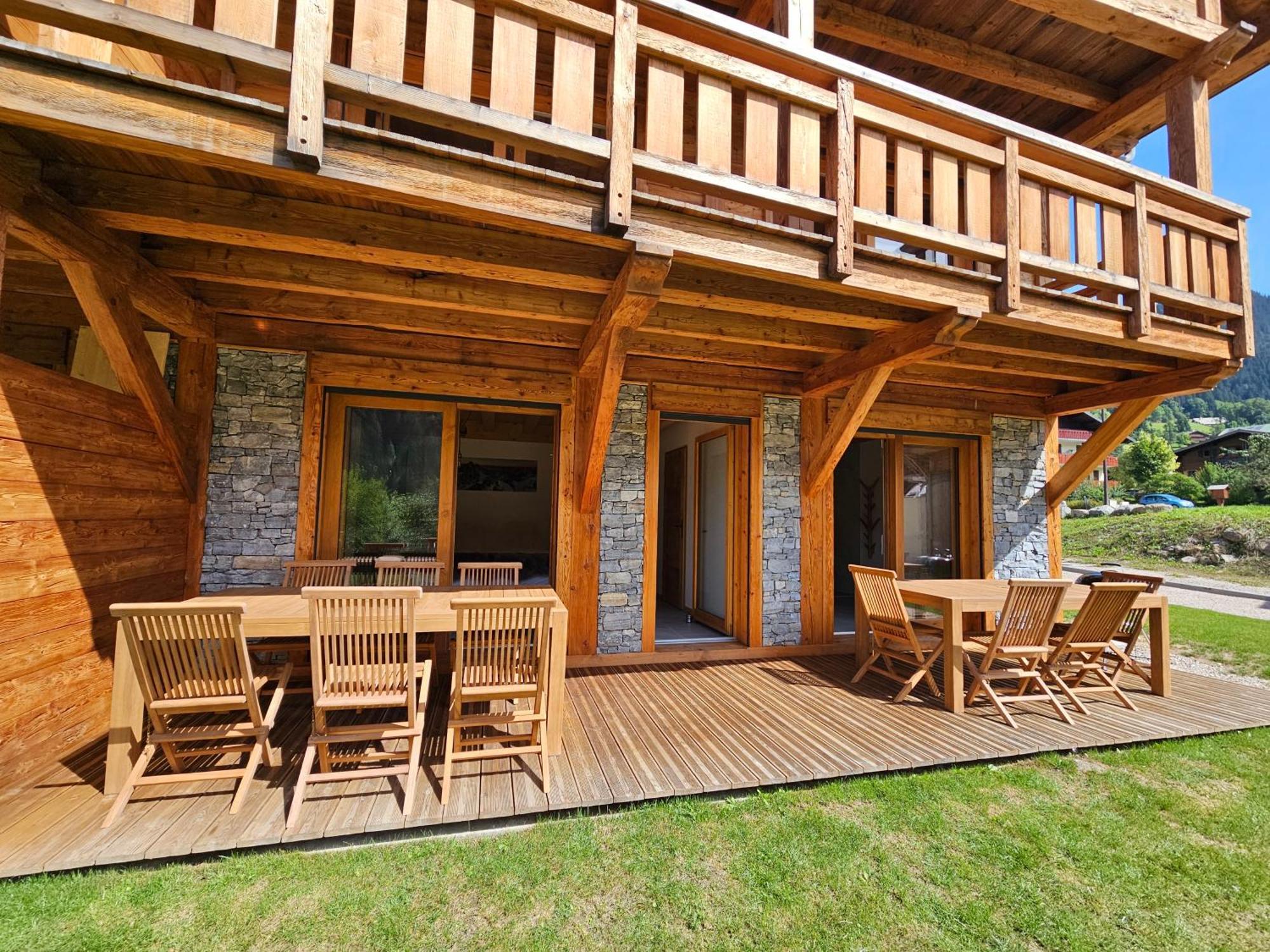 Demi-Chalet Vadel La Panthiaz 15 Pers 5 Chambres Abondance Zewnętrze zdjęcie