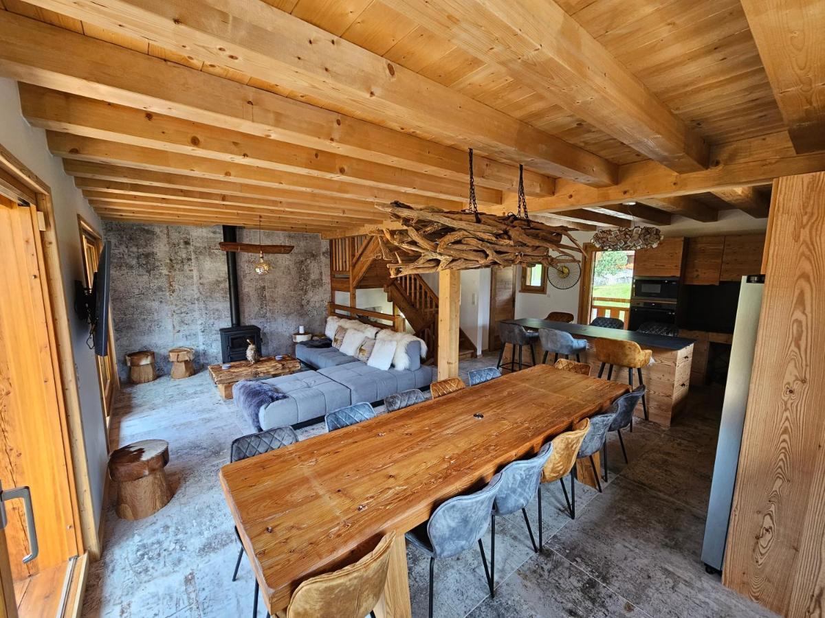 Demi-Chalet Vadel La Panthiaz 15 Pers 5 Chambres Abondance Zewnętrze zdjęcie