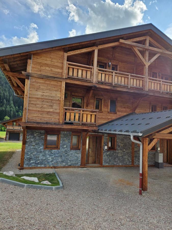 Demi-Chalet Vadel La Panthiaz 15 Pers 5 Chambres Abondance Zewnętrze zdjęcie