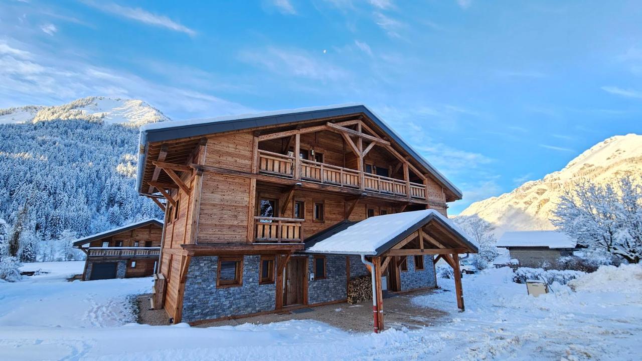 Demi-Chalet Vadel La Panthiaz 15 Pers 5 Chambres Abondance Zewnętrze zdjęcie