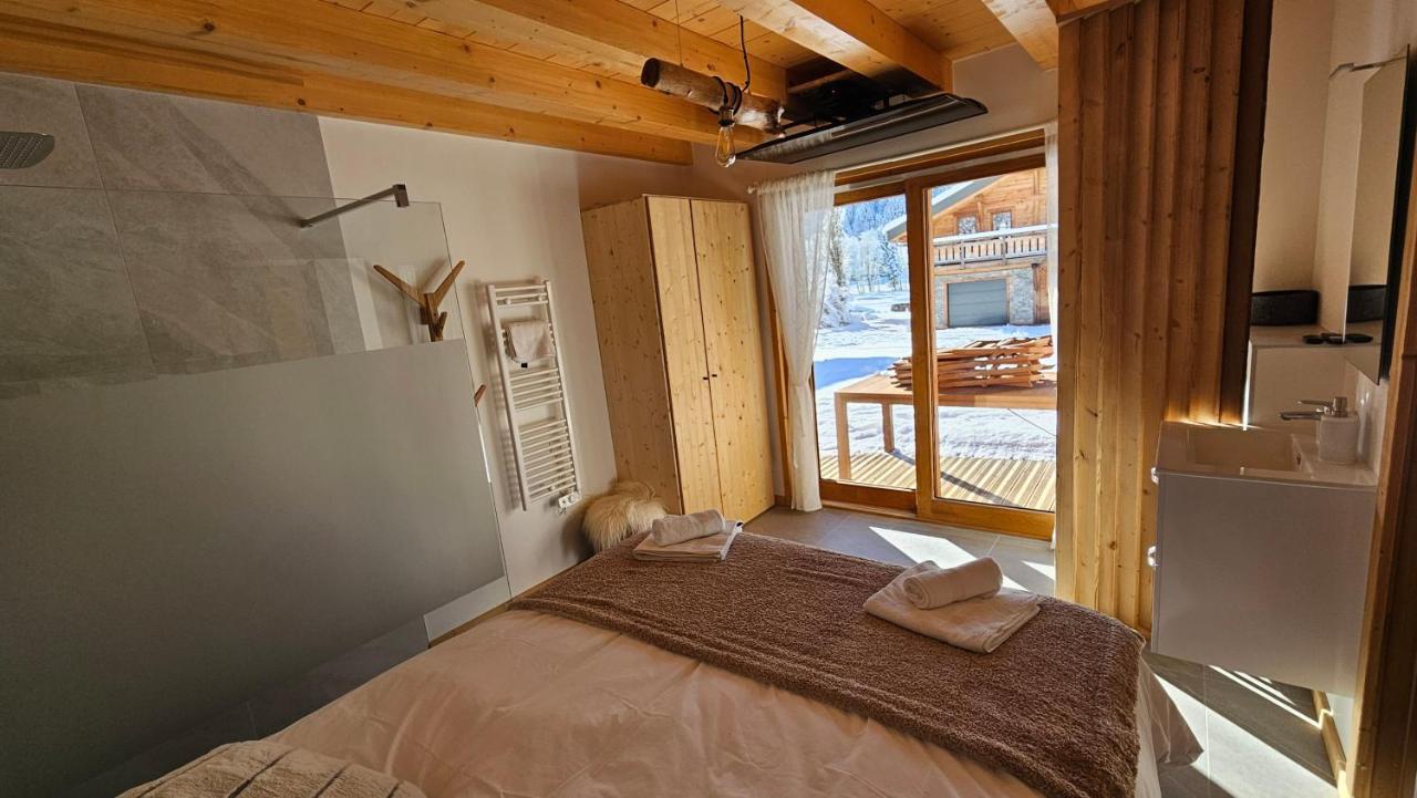 Demi-Chalet Vadel La Panthiaz 15 Pers 5 Chambres Abondance Zewnętrze zdjęcie