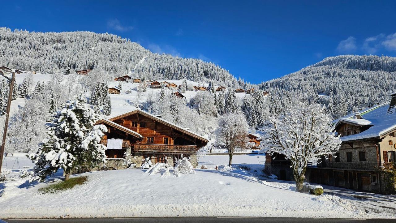 Demi-Chalet Vadel La Panthiaz 15 Pers 5 Chambres Abondance Zewnętrze zdjęcie