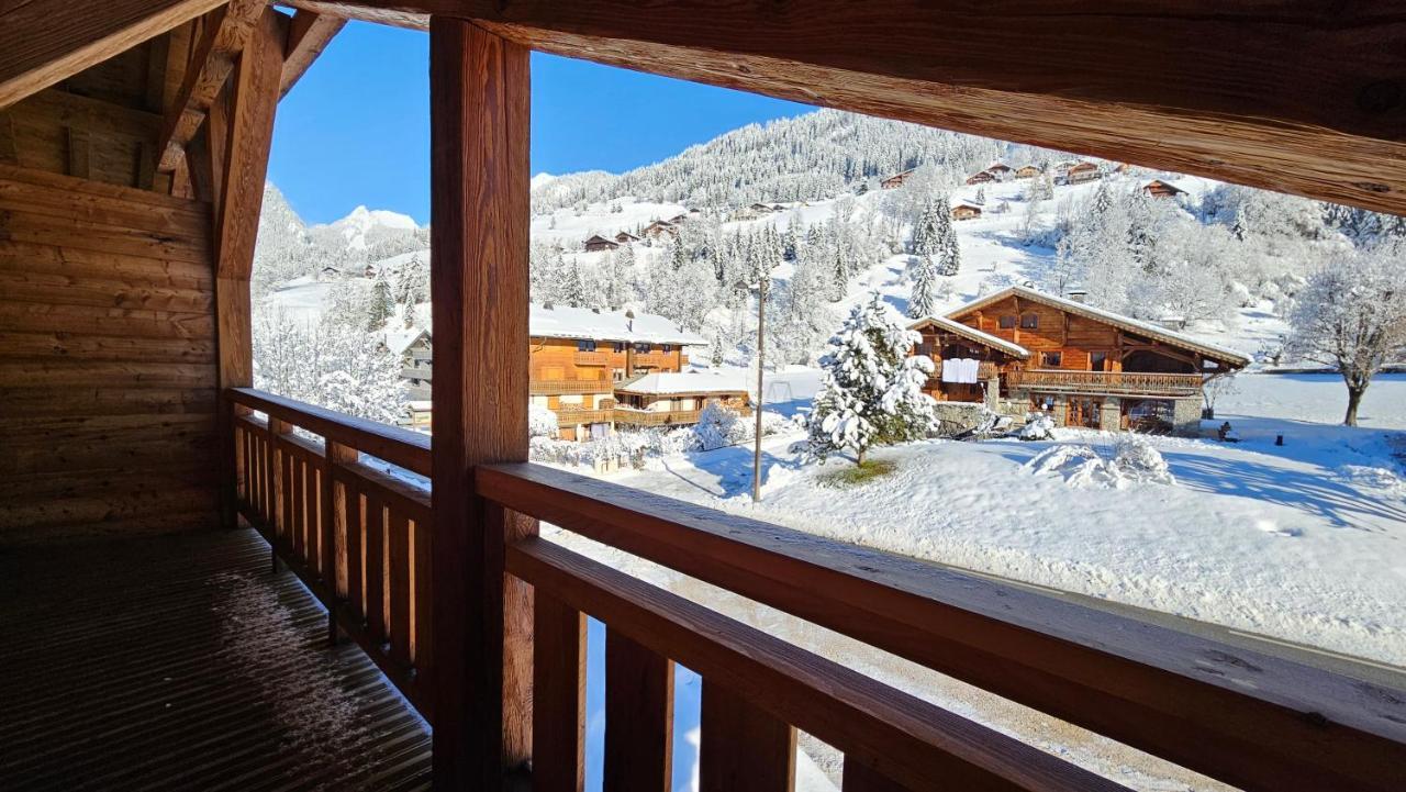 Demi-Chalet Vadel La Panthiaz 15 Pers 5 Chambres Abondance Zewnętrze zdjęcie
