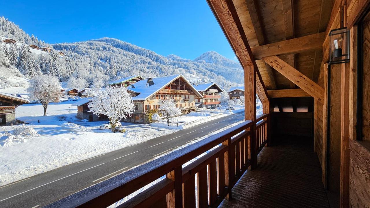 Demi-Chalet Vadel La Panthiaz 15 Pers 5 Chambres Abondance Zewnętrze zdjęcie