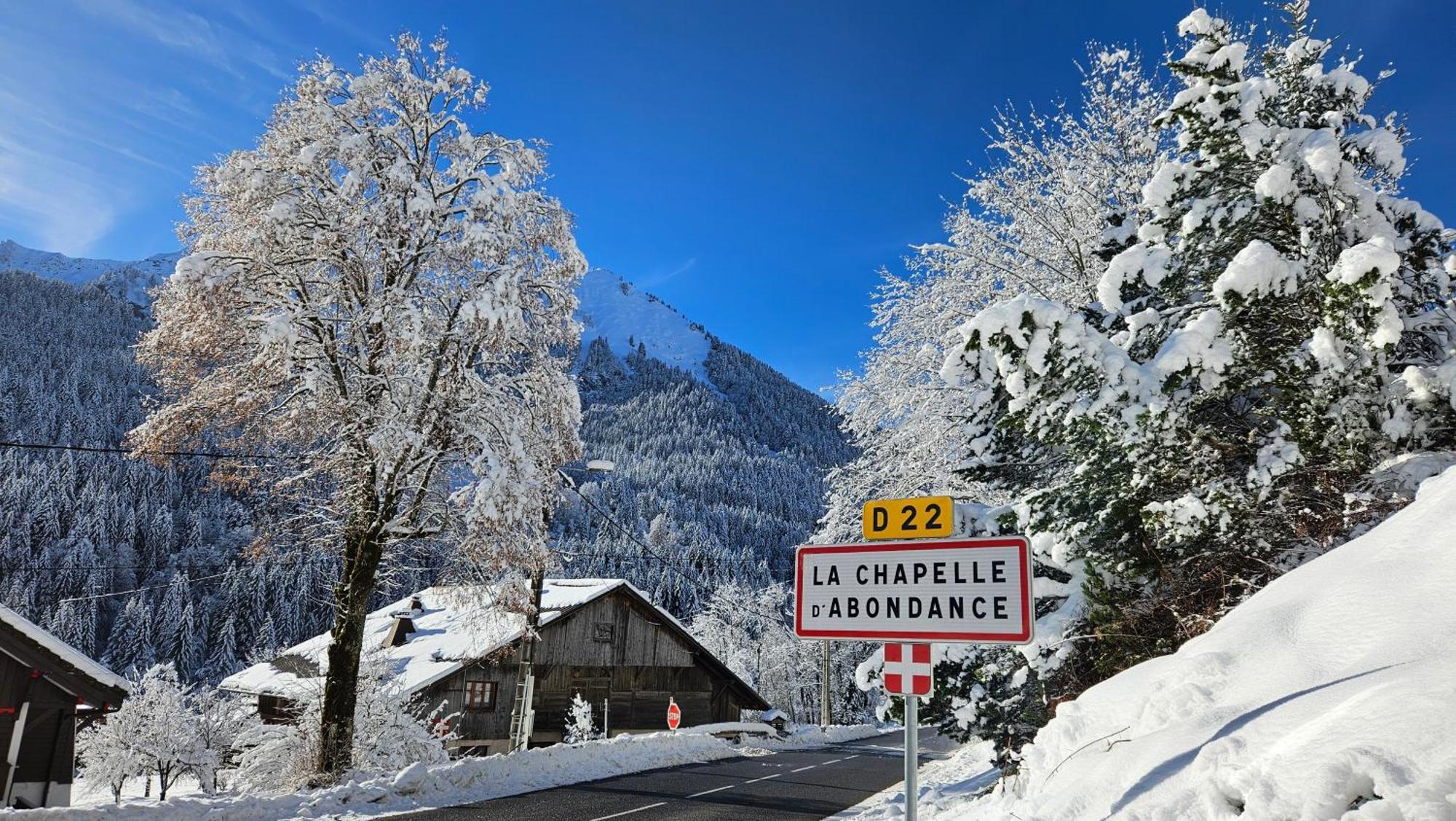 Demi-Chalet Vadel La Panthiaz 15 Pers 5 Chambres Abondance Zewnętrze zdjęcie