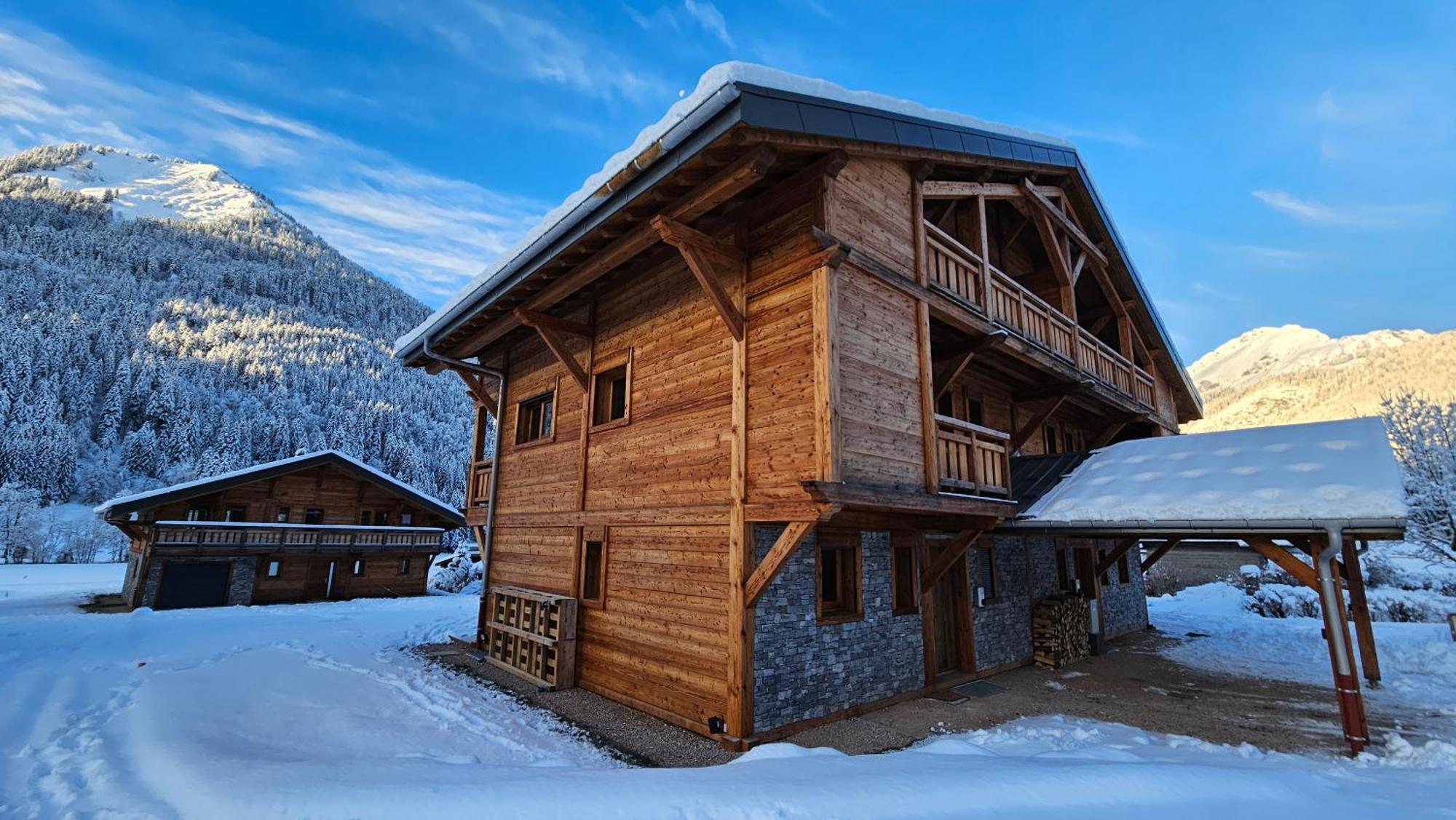 Demi-Chalet Vadel La Panthiaz 15 Pers 5 Chambres Abondance Zewnętrze zdjęcie