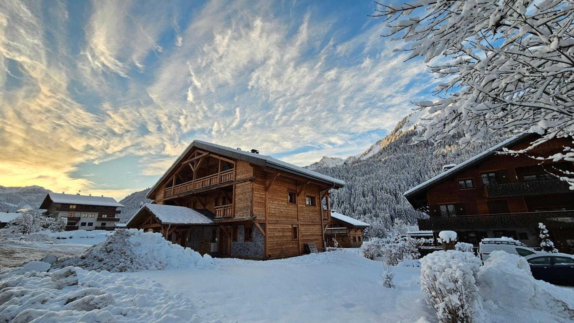 Demi-Chalet Vadel La Panthiaz 15 Pers 5 Chambres Abondance Zewnętrze zdjęcie