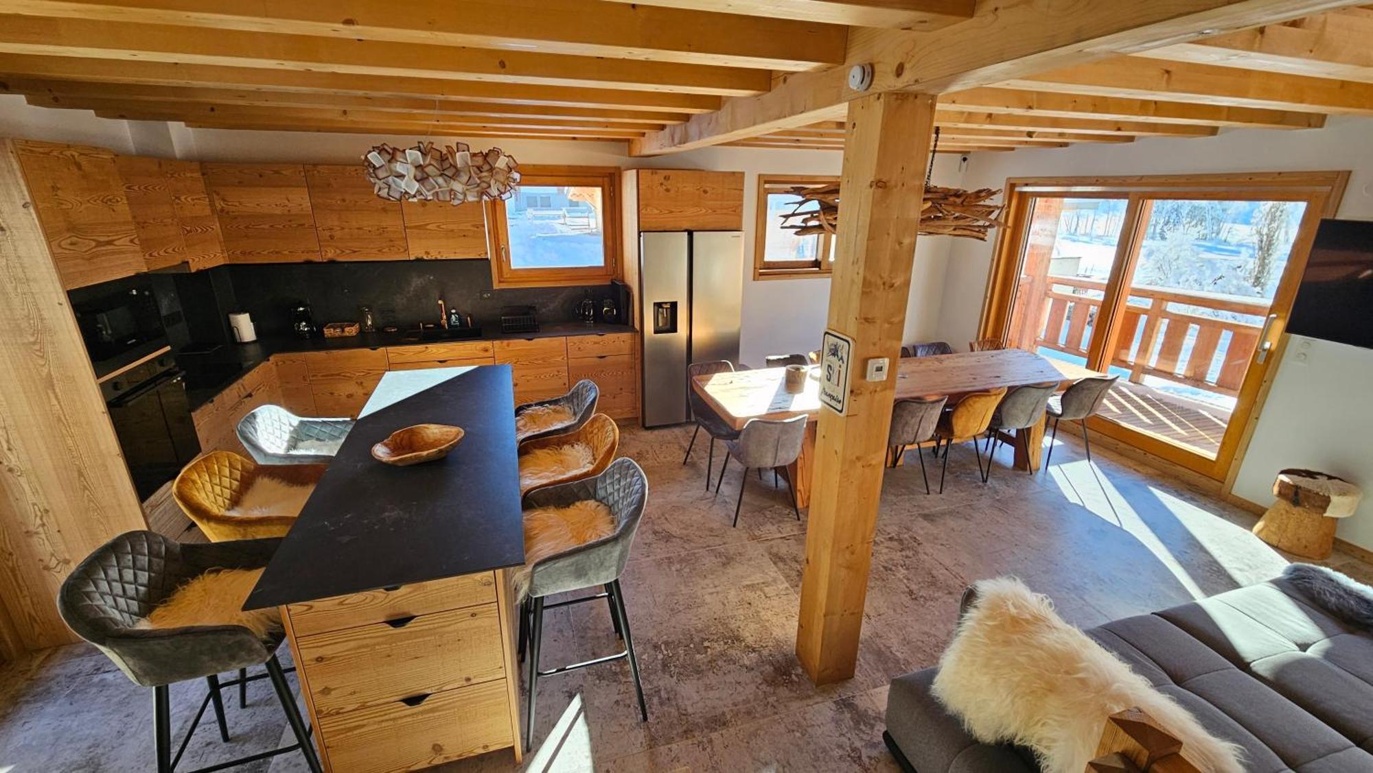 Demi-Chalet Vadel La Panthiaz 15 Pers 5 Chambres Abondance Zewnętrze zdjęcie