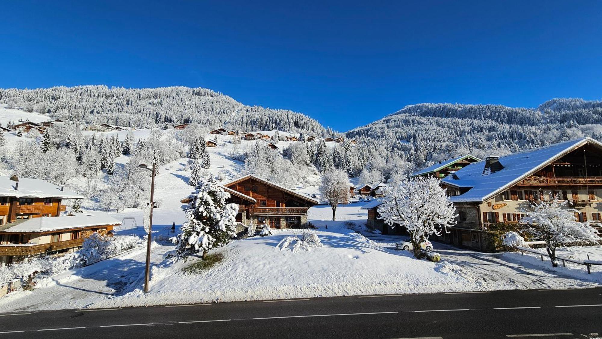 Demi-Chalet Vadel La Panthiaz 15 Pers 5 Chambres Abondance Zewnętrze zdjęcie